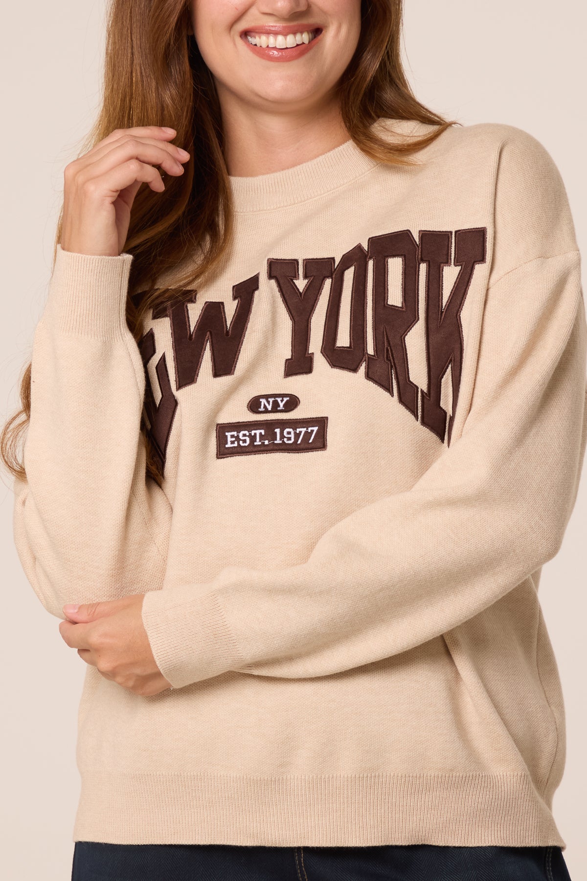 New York 1977 Light Knit Jumper