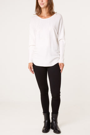 Jumper With Feather Rhinestone Embellishment