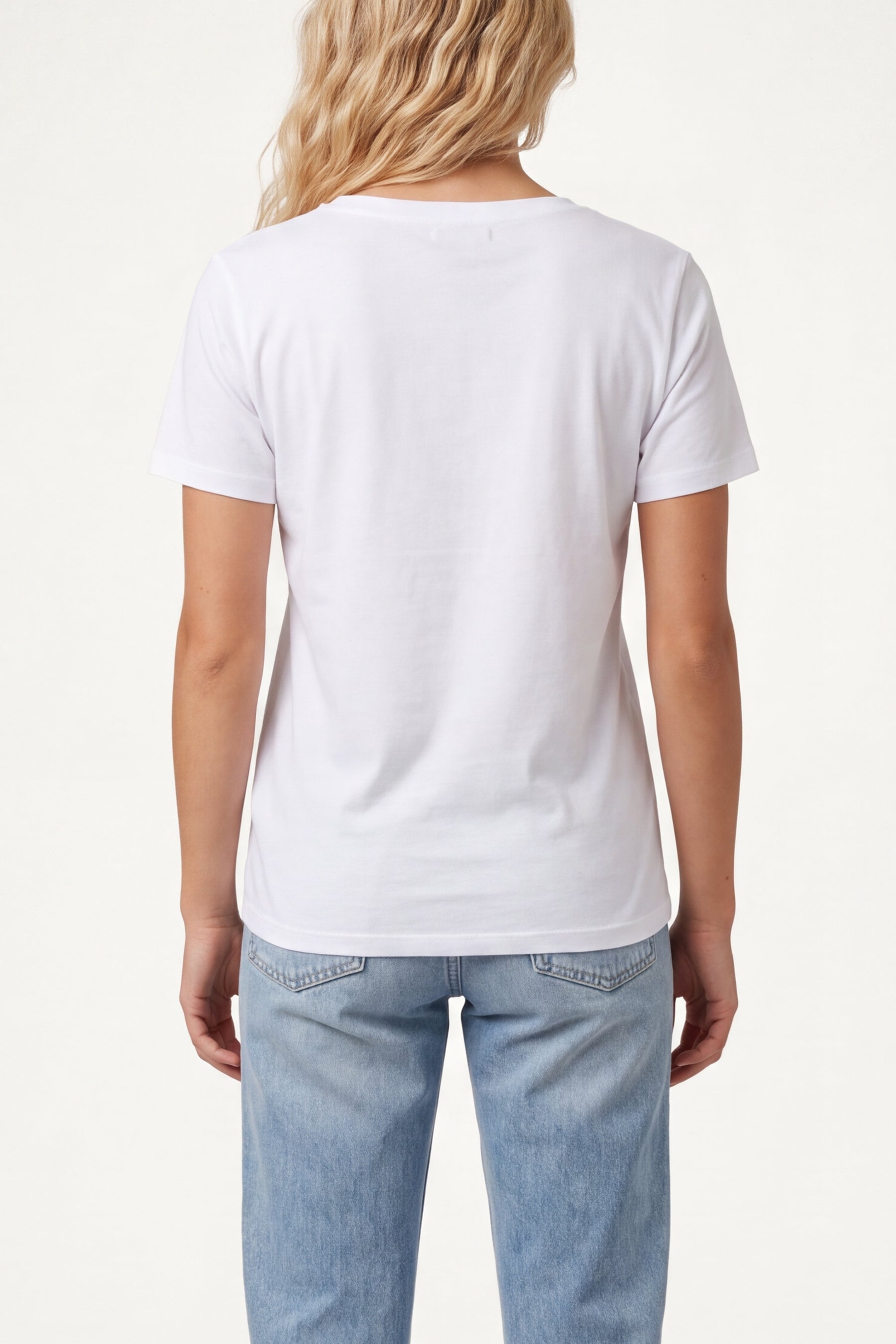 Blue Dog Graphic Embellished T-Shirt
