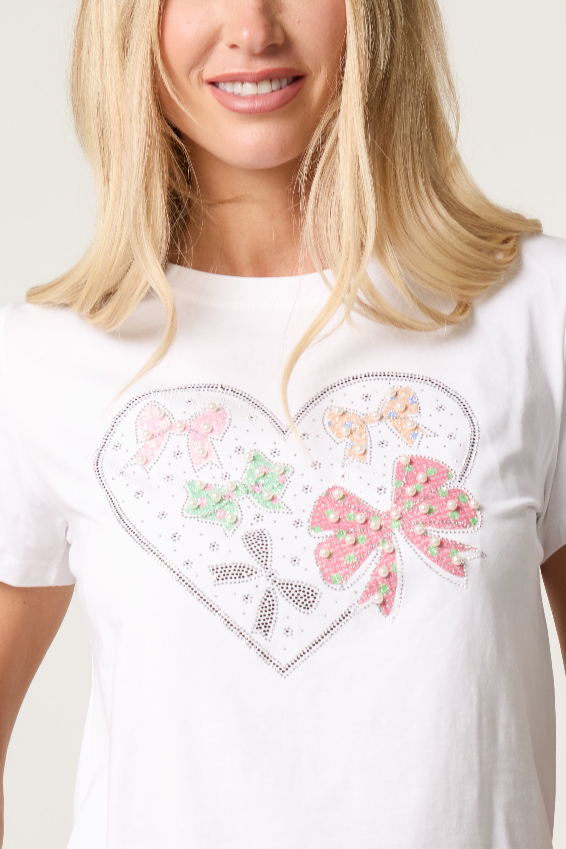 Embellished Bows T-Shirt