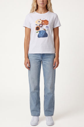 Embellished Flower T-Shirt