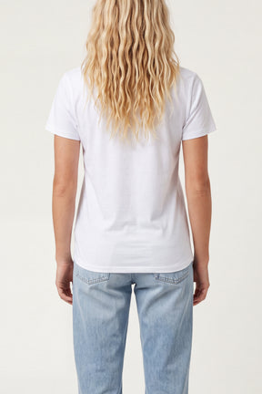 Embellished Flower T-Shirt