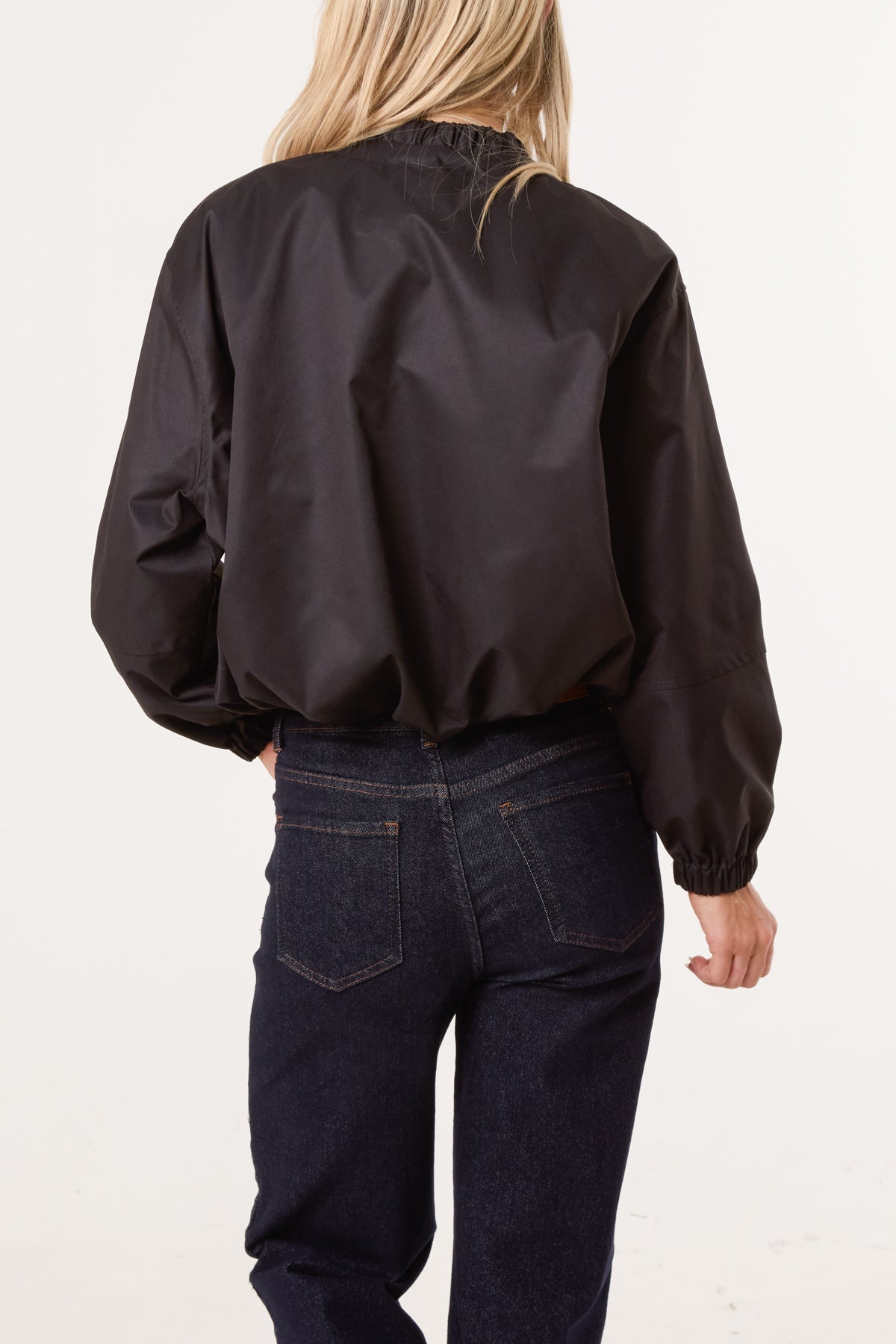 Zip-Through Crop Jacket