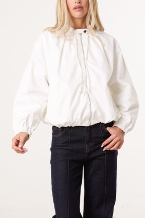 Zip-Through Crop Jacket