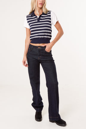 Striped Vest & T-Shirt Top