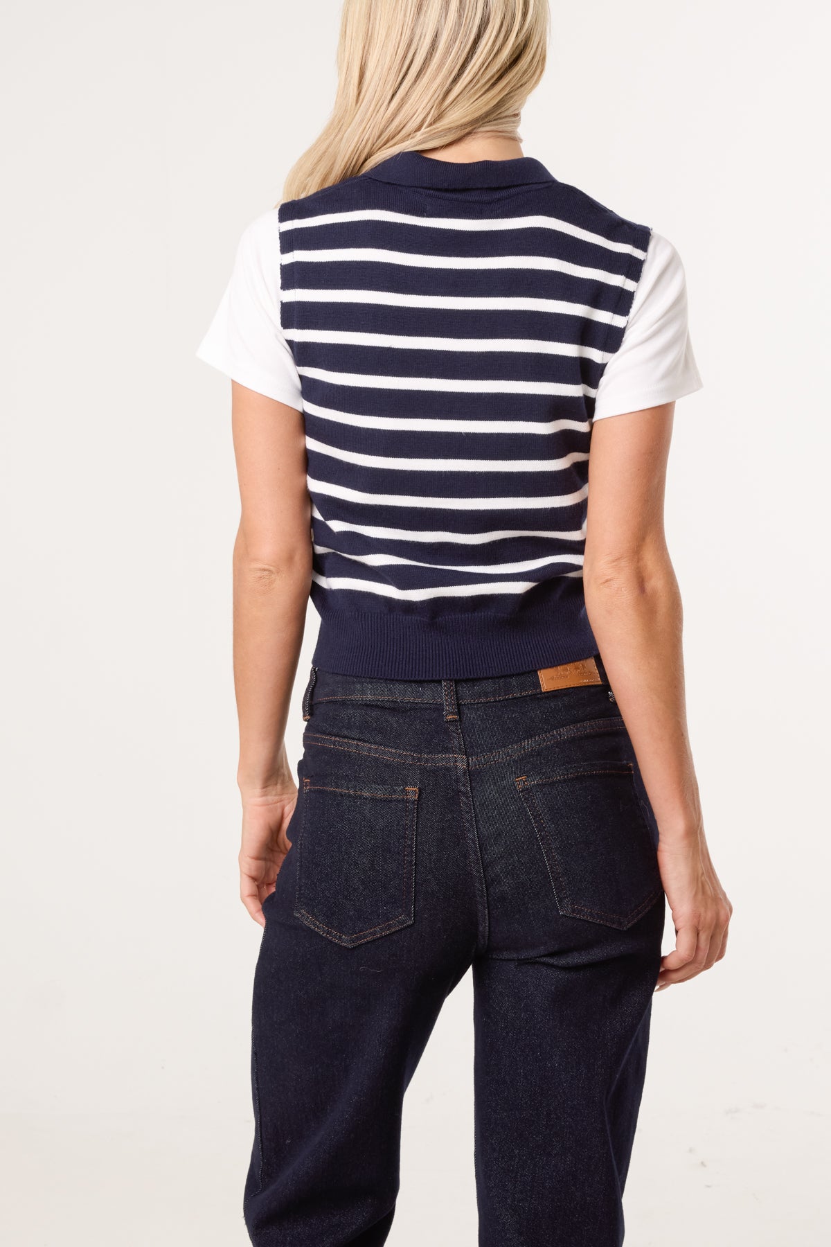 Striped Vest & T-Shirt Top