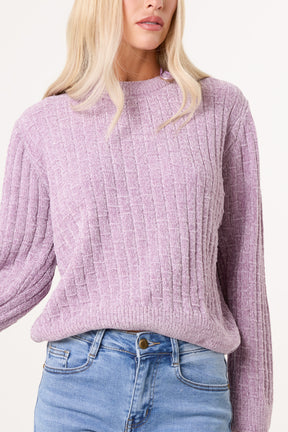 Chenille Round Neck Jumper