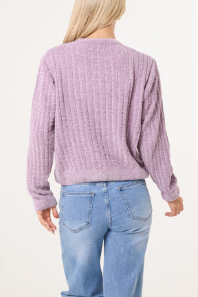Chenille Round Neck Jumper