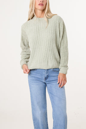 Chenille Round Neck Jumper