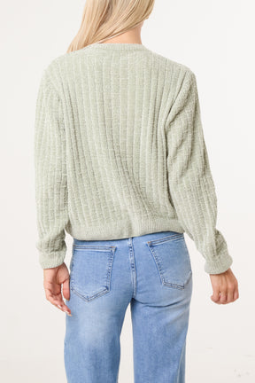 Chenille Round Neck Jumper