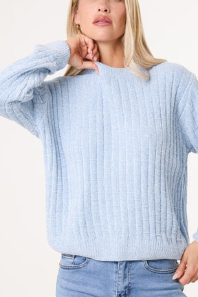 Chenille Round Neck Jumper