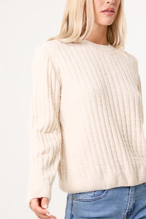 Chenille Round Neck Jumper