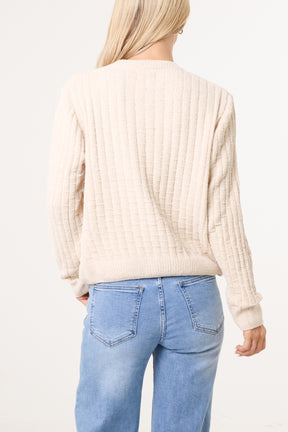 Chenille Round Neck Jumper