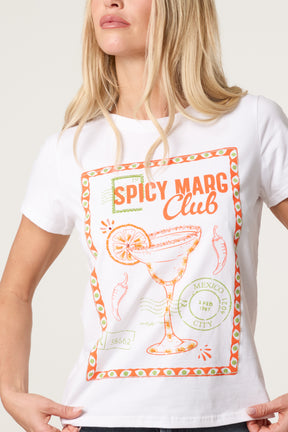 Spicy Margarita Club Embellished T-Shirt