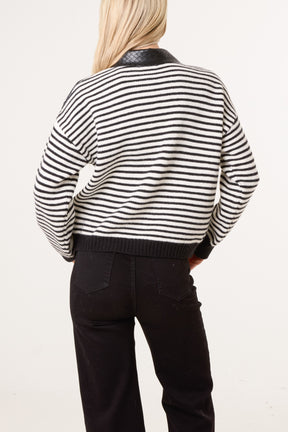 Collared Striped Jumper