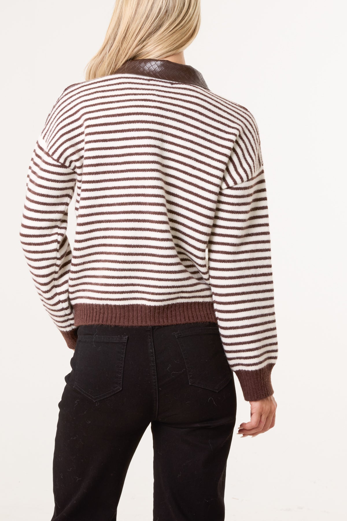 Collared Striped Jumper