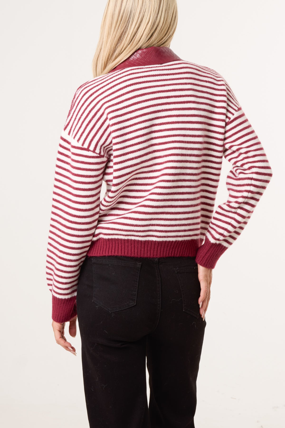 Collared Striped Jumper