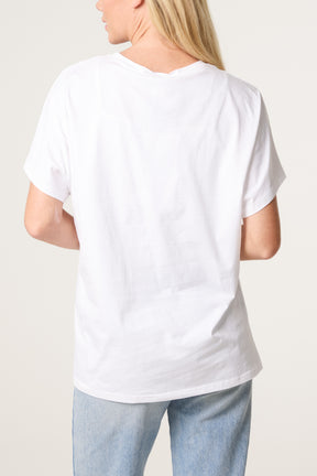 Crochet Starfish & Shells T-Shirt