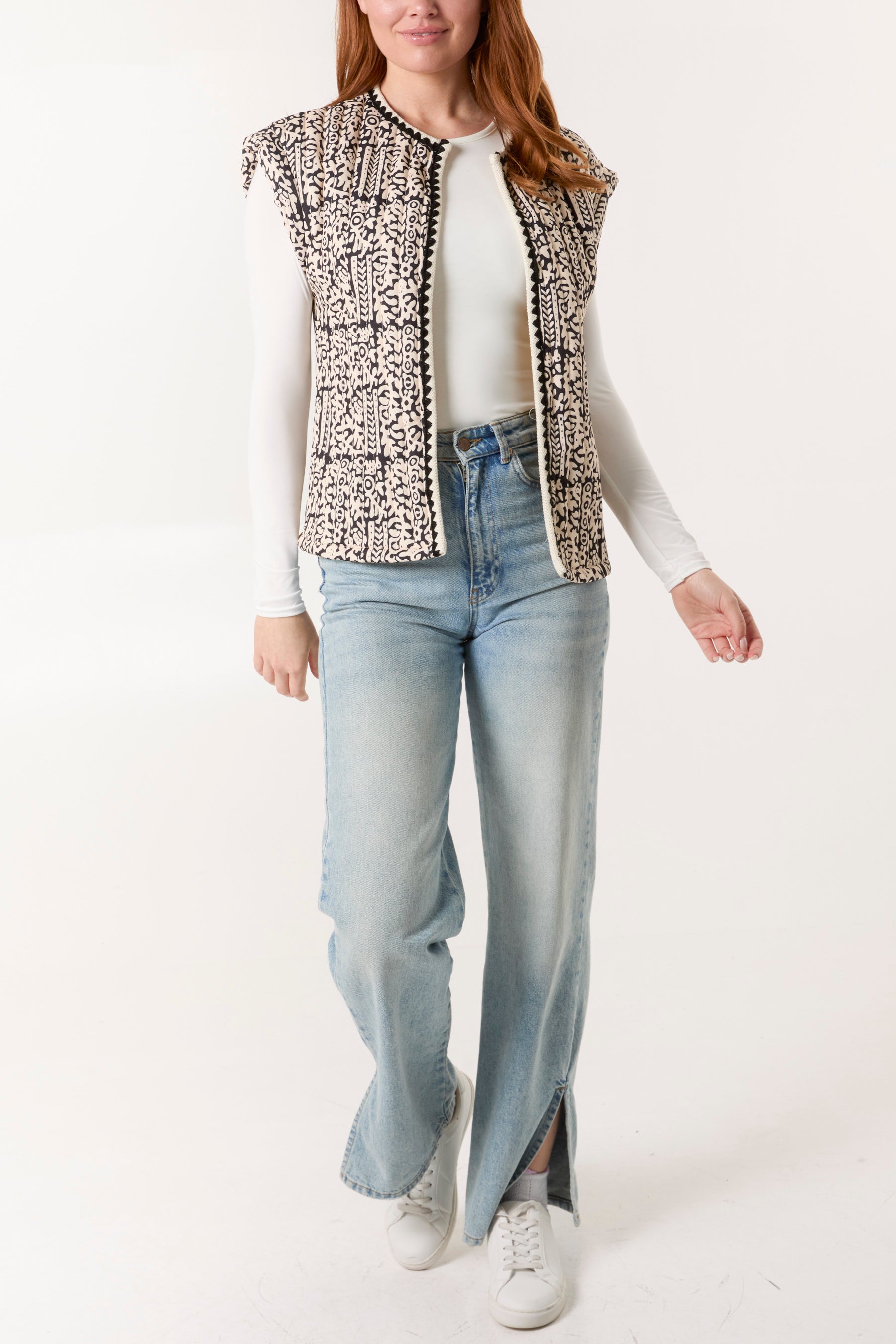 Printed Quilted Jacket