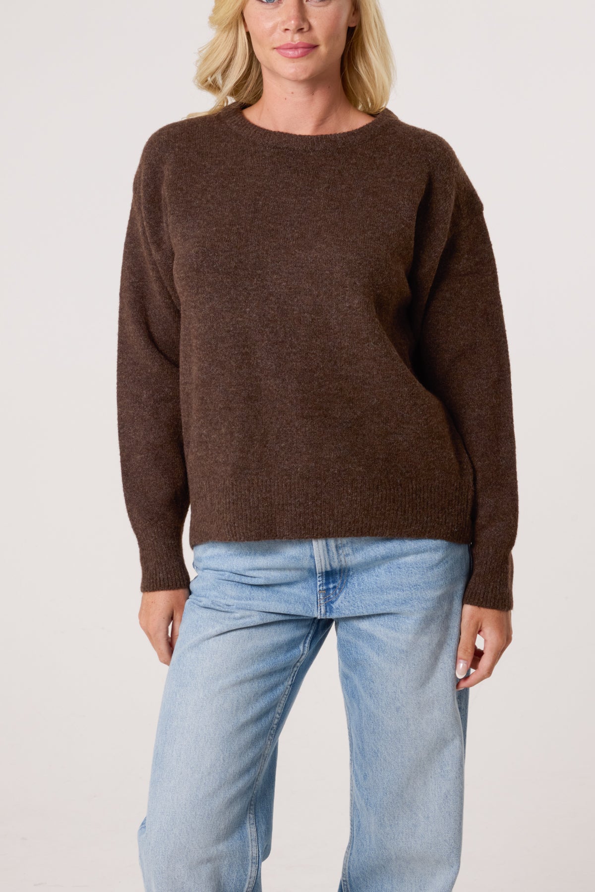 Crew Neck Knit Jumper