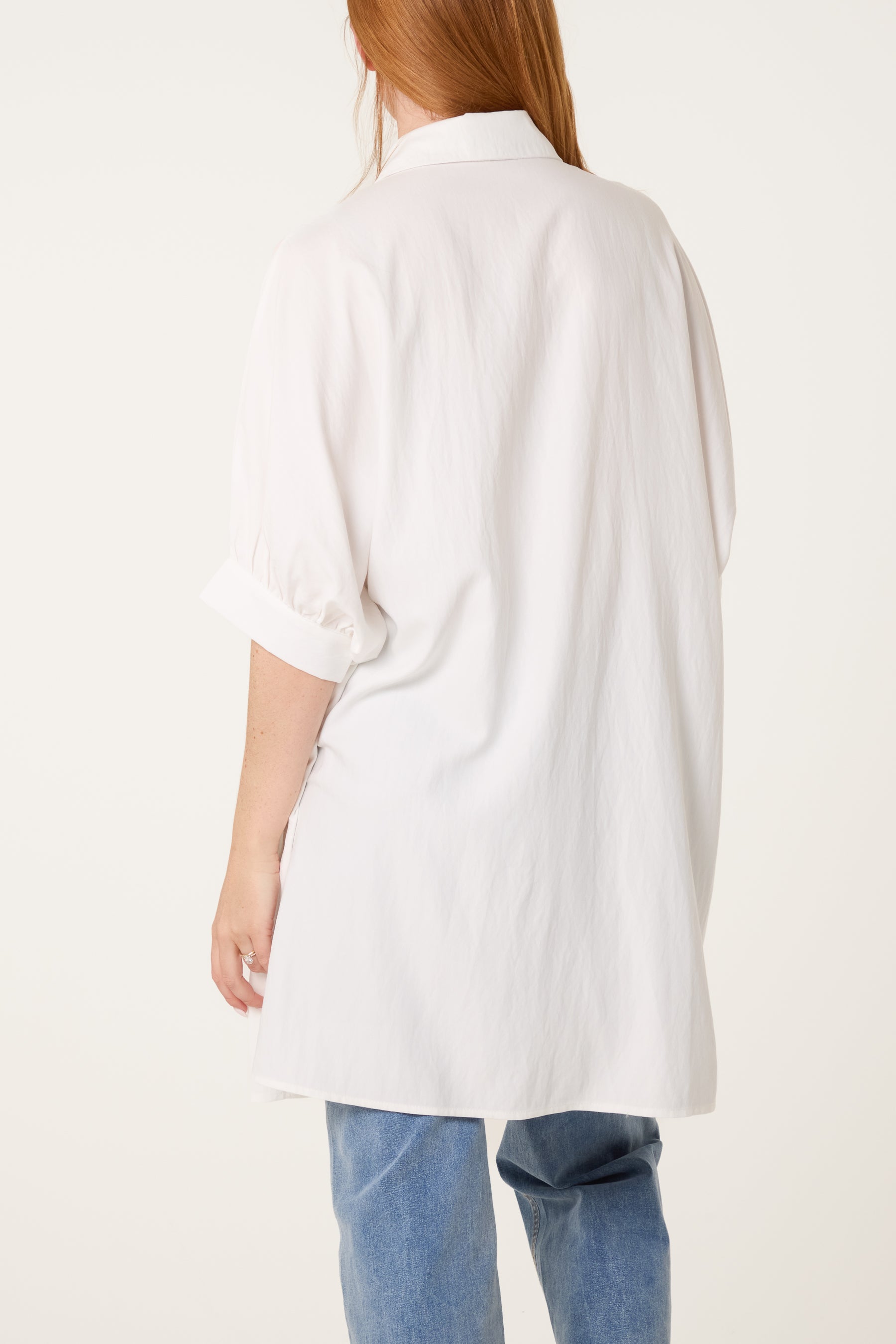 Colourful Crochet Triangle Oversized Shirt