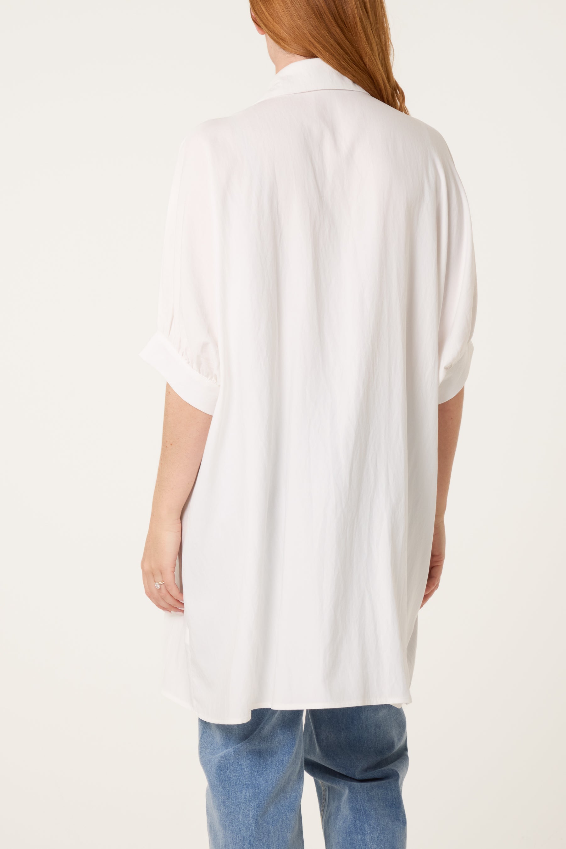 Colourful Crochet Circle Oversized Shirt