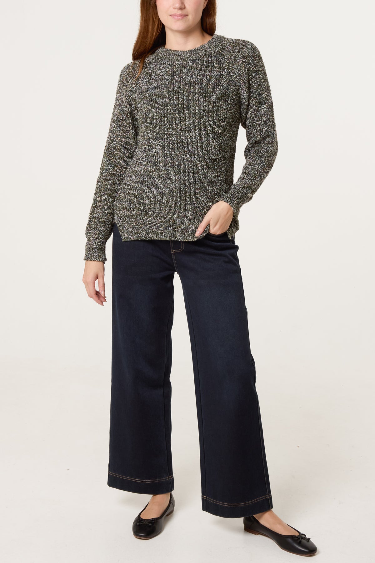 Multicolour Thick Knit Jumper