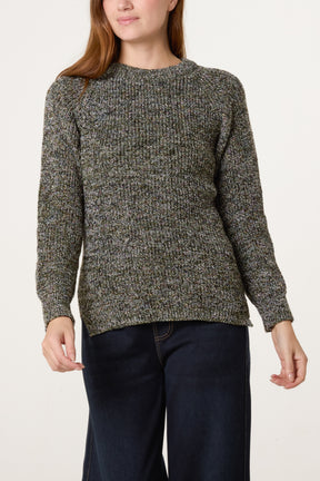 Multicolour Thick Knit Jumper