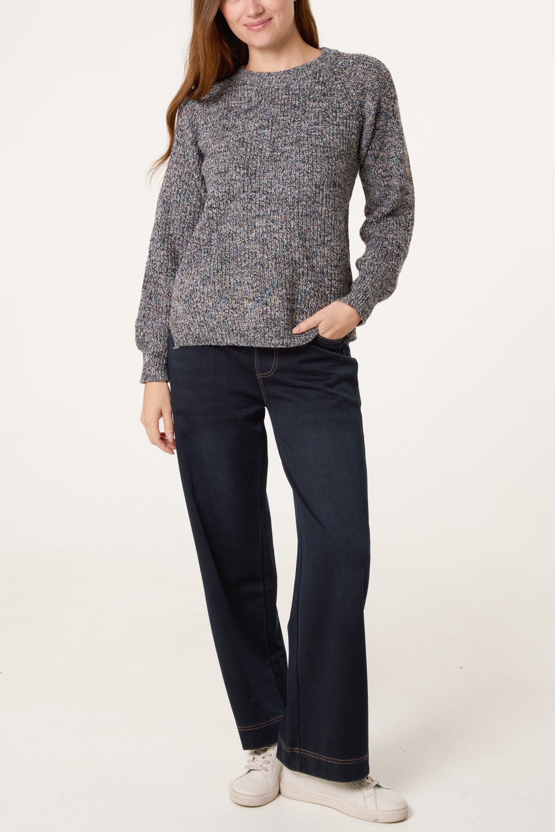 Multicolour Thick Knit Jumper