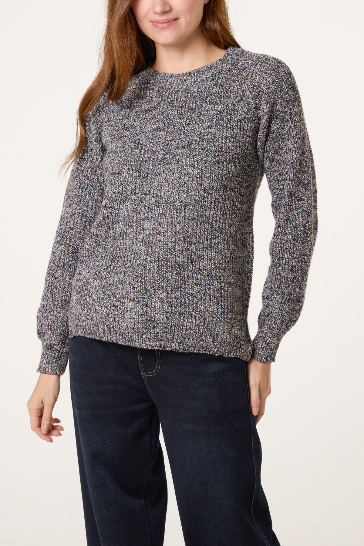 Multicolour Thick Knit Jumper