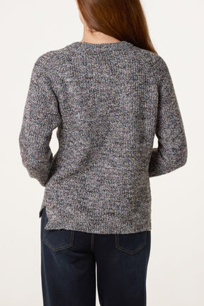 Multicolour Thick Knit Jumper