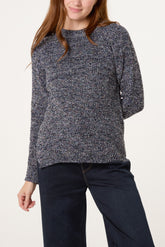 Multicolour Thick Knit Jumper