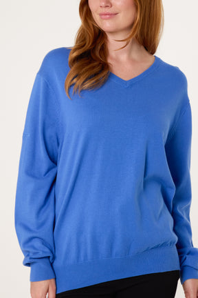 V-Neck Long Sleeve Jumper