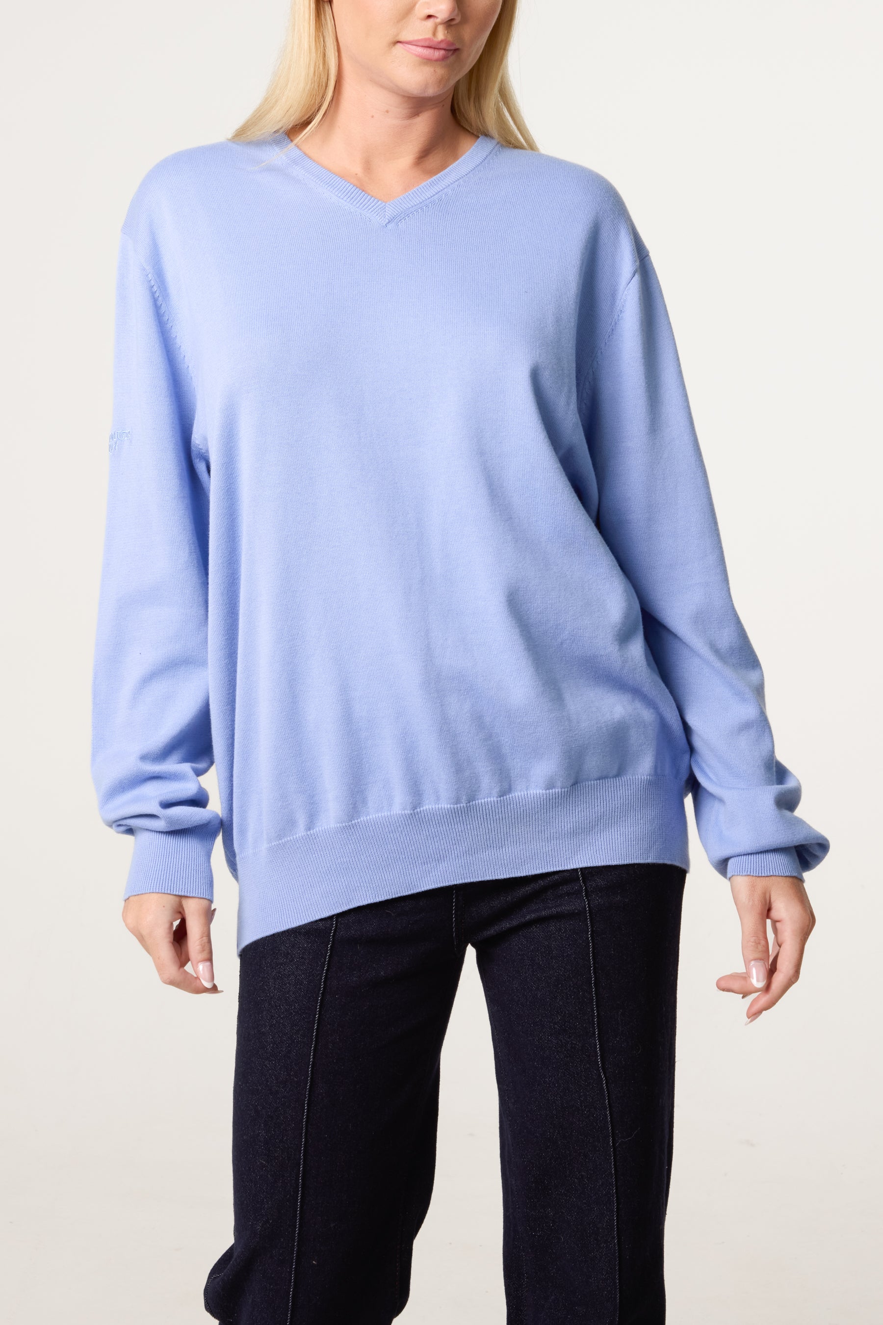 V-Neck Long Sleeve Jumper