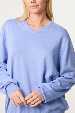 V-Neck Long Sleeve Jumper