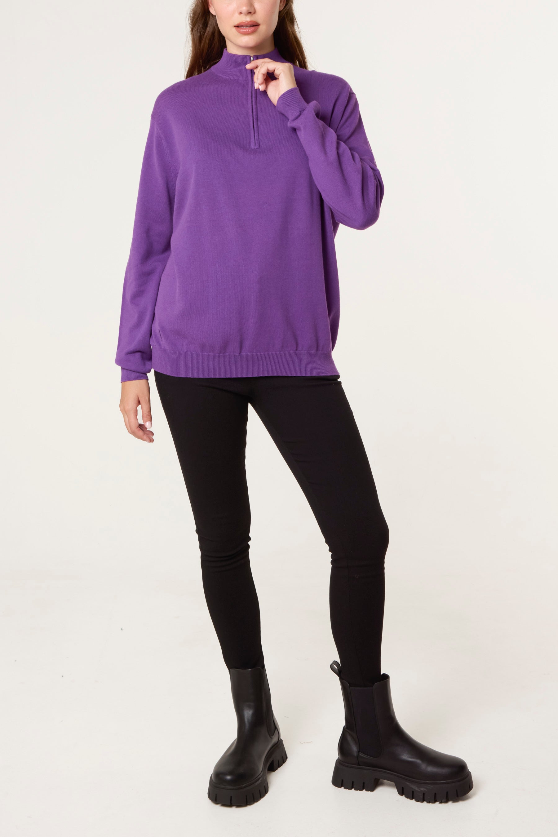 Zip Neck Jumper