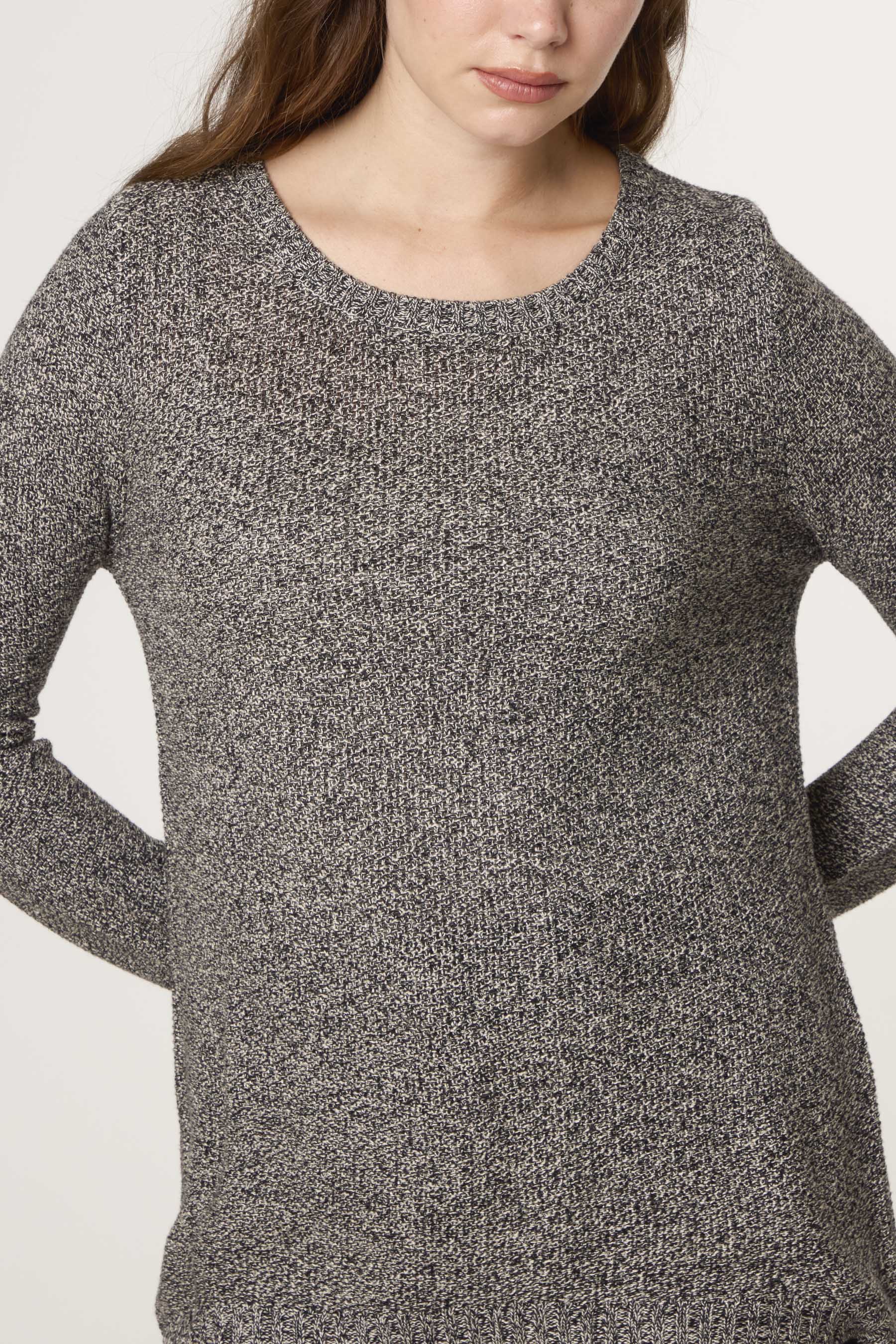 Fine Heathered Knit Jumper