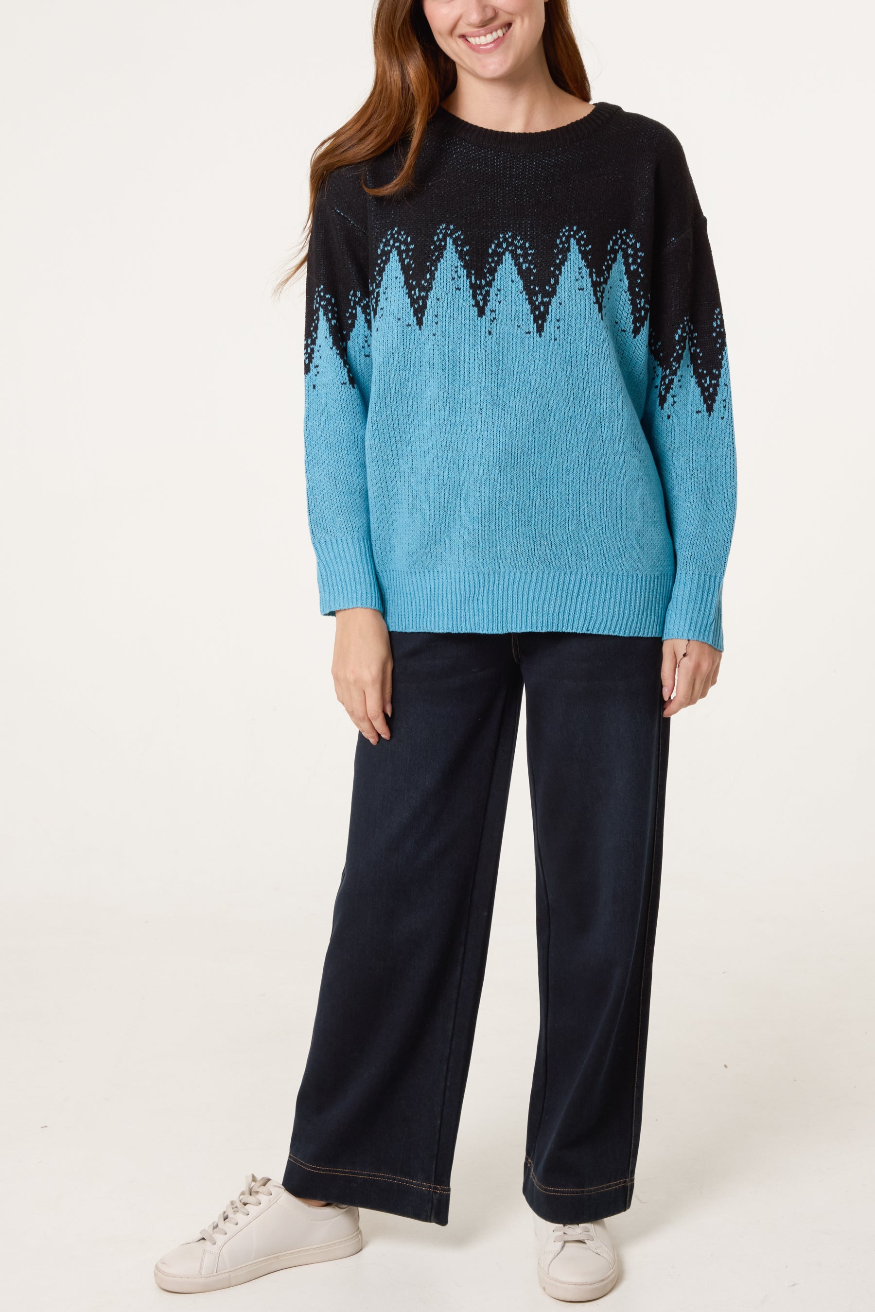Abstract Shapes Knit Jumper