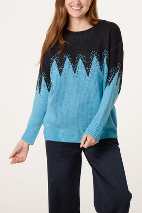 Abstract Shapes Knit Jumper
