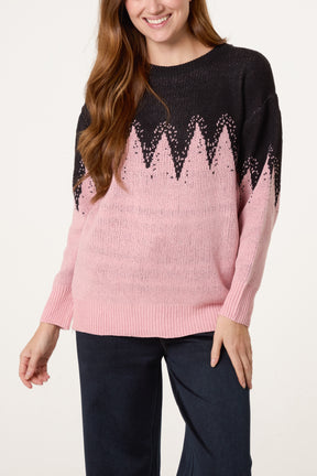 Abstract Shapes Knit Jumper