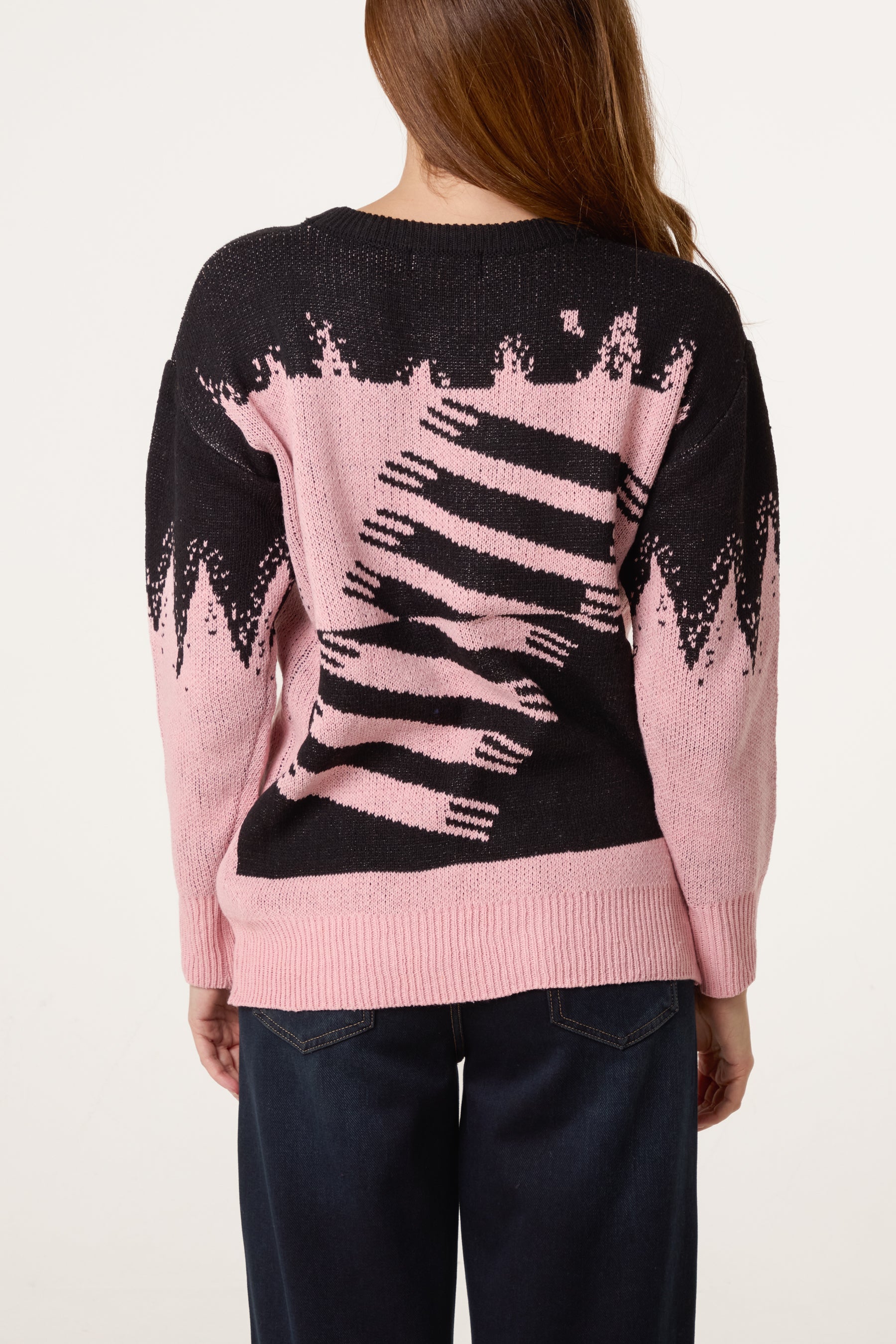 Abstract Shapes Knit Jumper