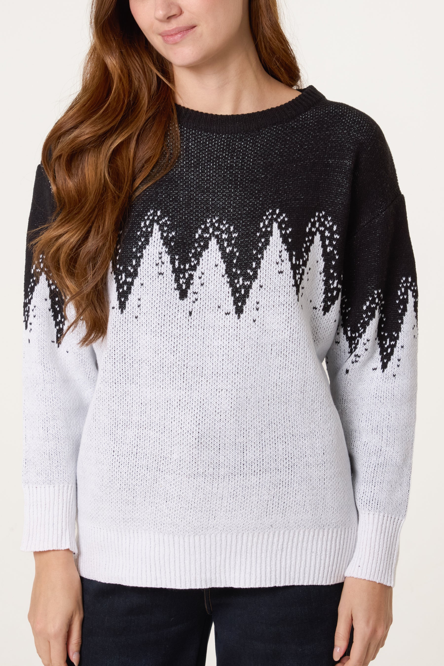 Abstract Shapes Knit Jumper