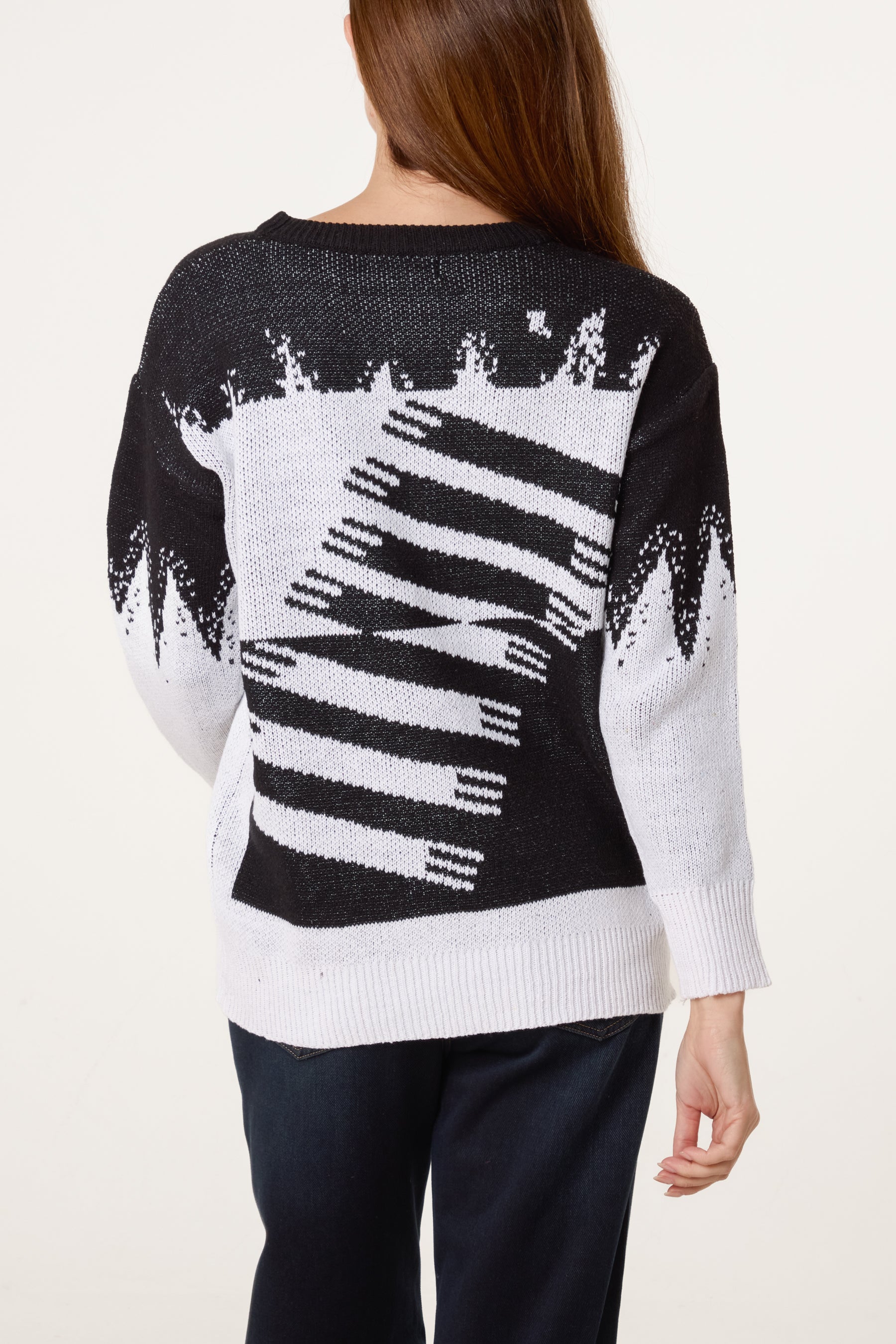 Abstract Shapes Knit Jumper