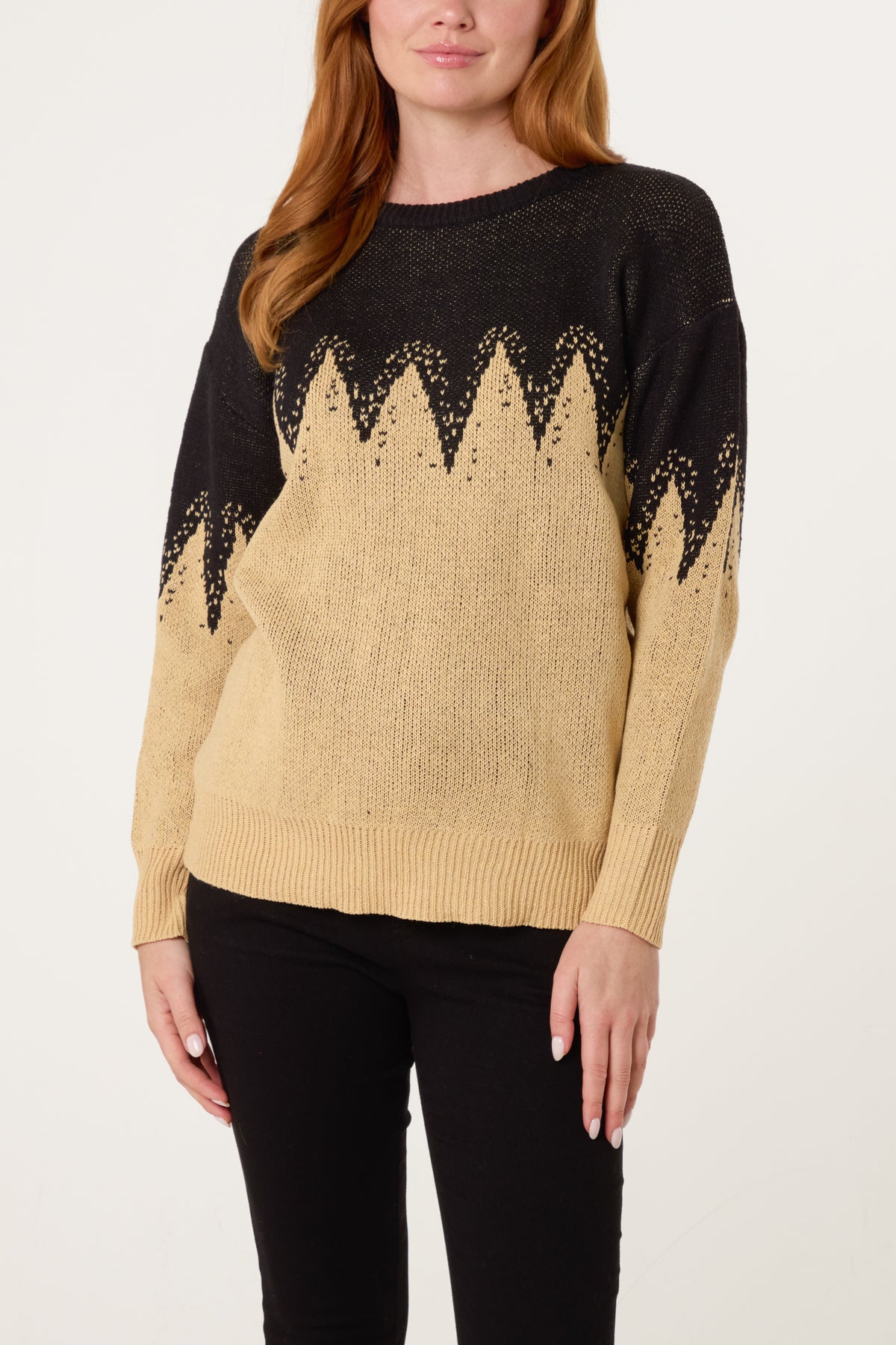 Abstract Shapes Knit Jumper