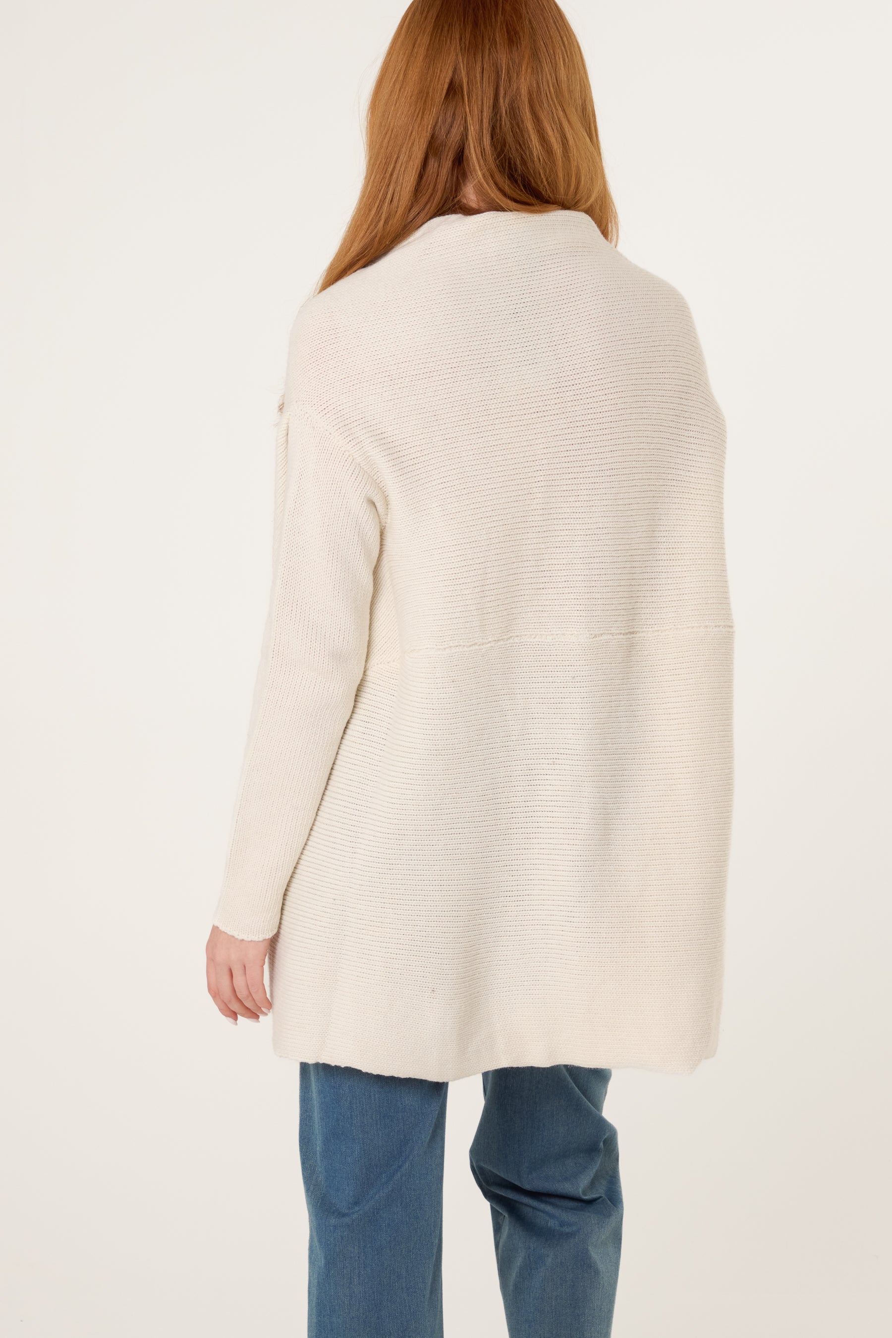 V-Neck Longline Jumper