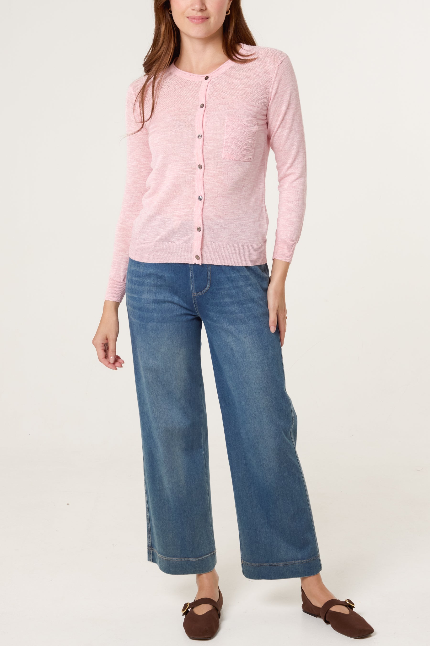 Button Through Pocket Cardigan
