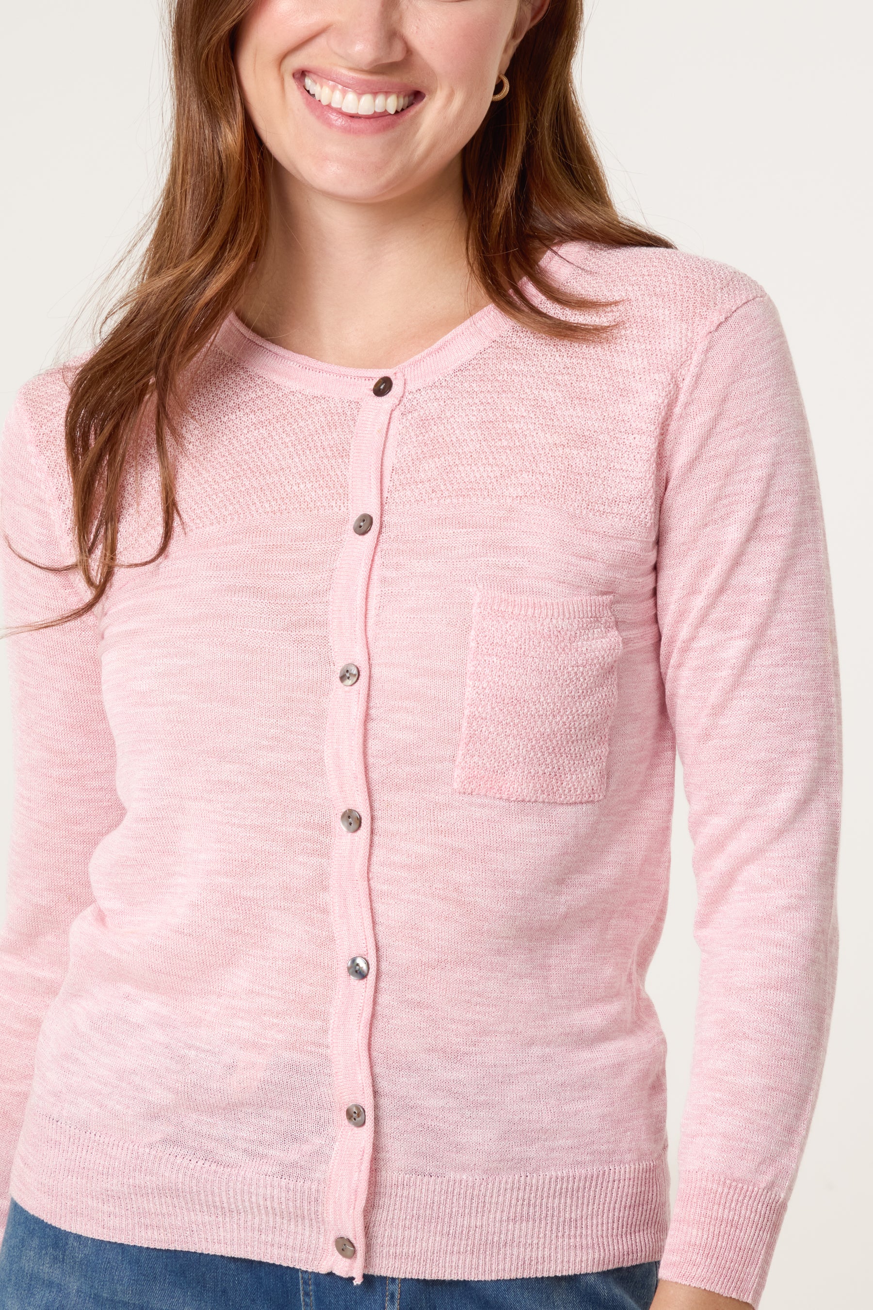 Button Through Pocket Cardigan