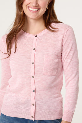 Button Through Pocket Cardigan