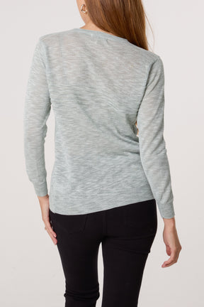 Button Through Pocket Cardigan