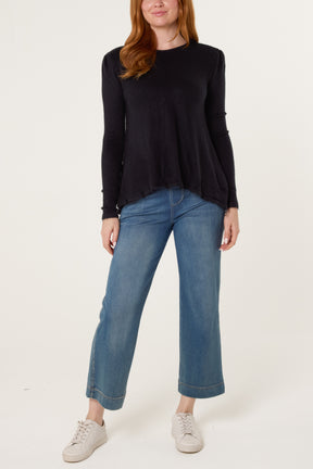 Asymetric Knit Jumper